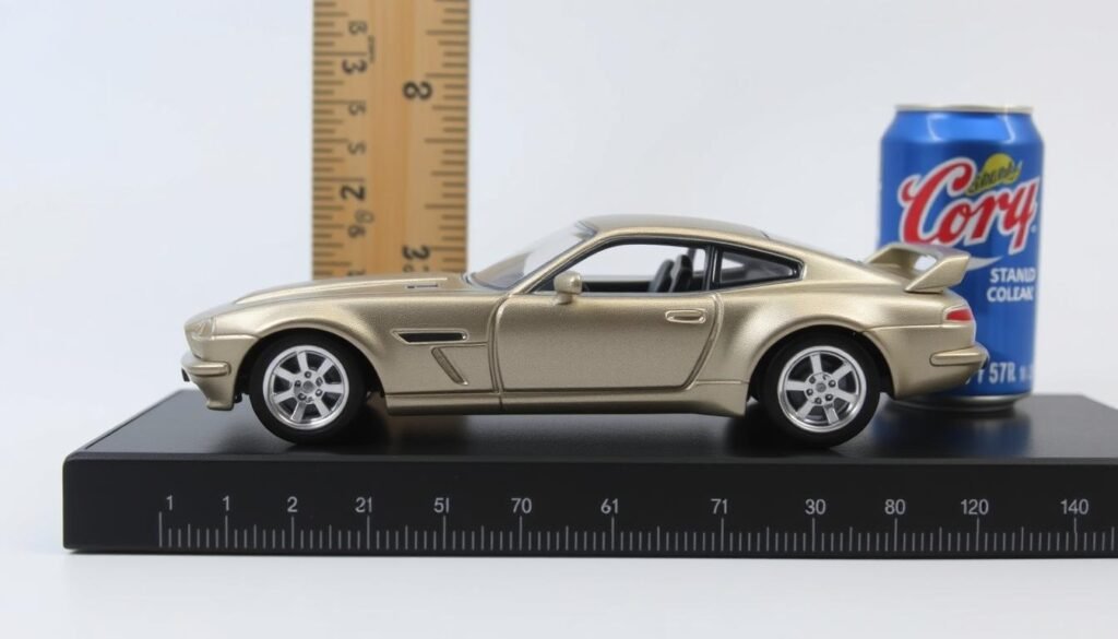 1/64 scale diecast car dimensions