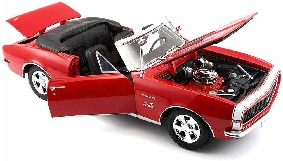 1967 Chevrolet Camaro SS 396 Convertible Turquoise 1/18 Diecast Model Car by Maisto