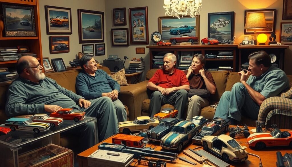 Adult diecast model collectors