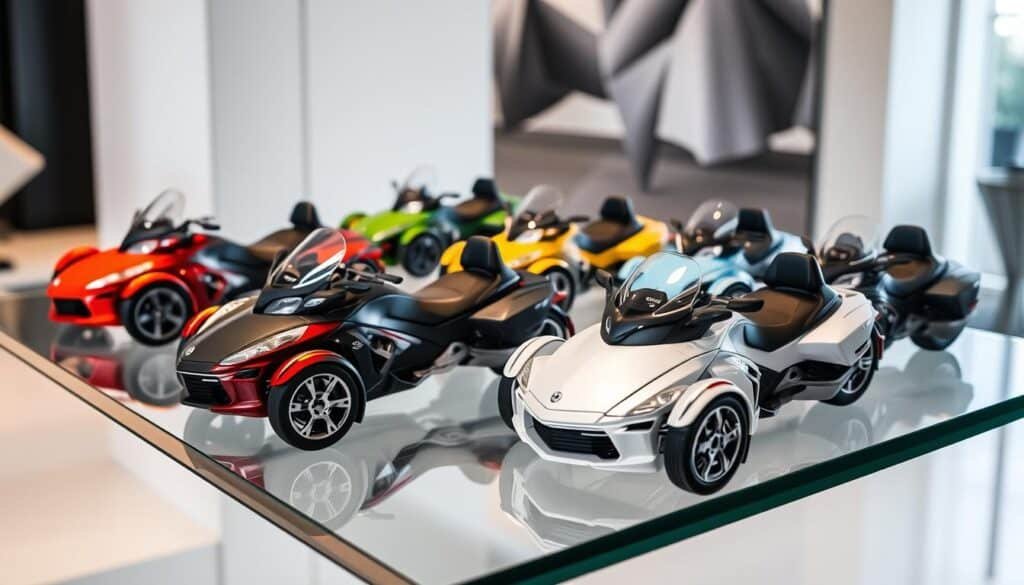 Can Am Spyder diecast models