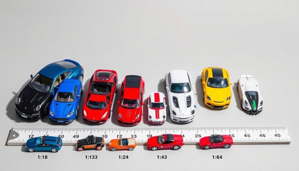 Diecast car scale reference