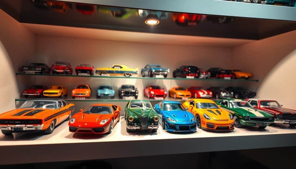Diecast model cars collection