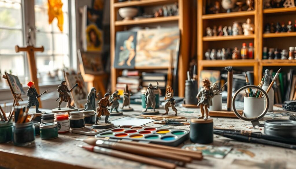 Painting miniatures techniques