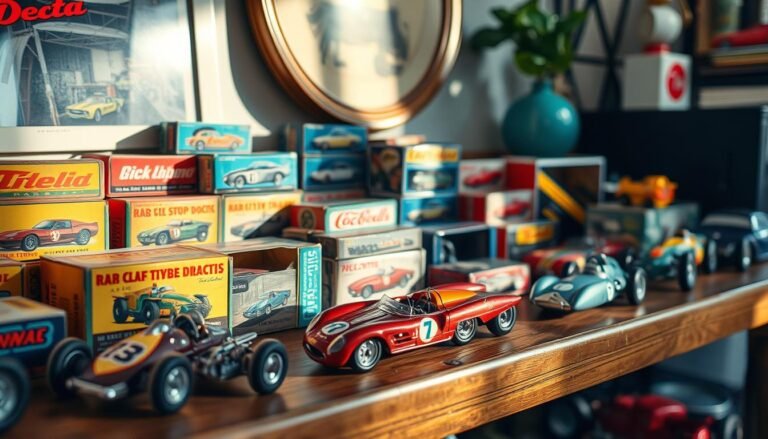 are vintage diecast race cars without boxes worth anything