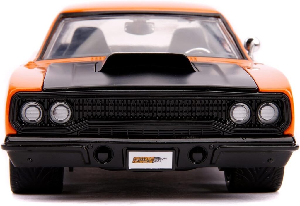 Big Time Muscle 1:24 1970 Plymouth Road Runner Die-cast Car, Toys for Kids and Adults