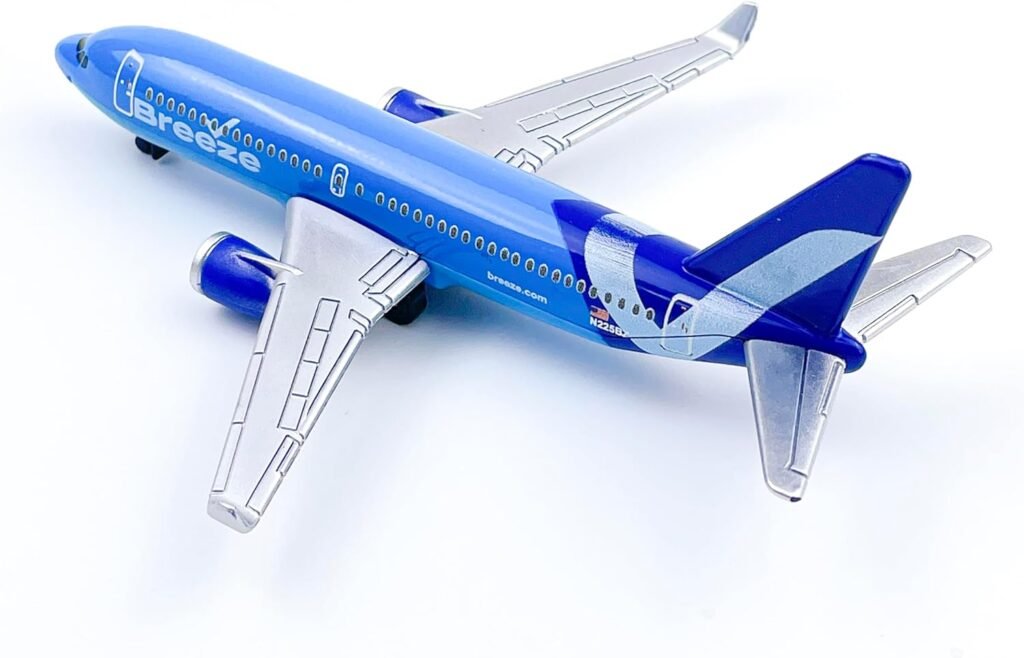 Breeze Airplane Model, Die-cast Metal Planes with Plastic Parts, Suitable for Collection and Gifts