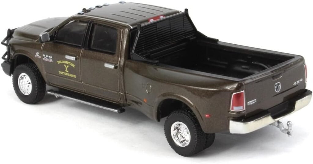 Collectibles Greenlight 44980-F Yellowstone 2018-Current TV Series - John Dutton’s 2017 Ram 3500 Laramie Dually - Yellowstone Dutton Ranch 1:64 Scale Diecast