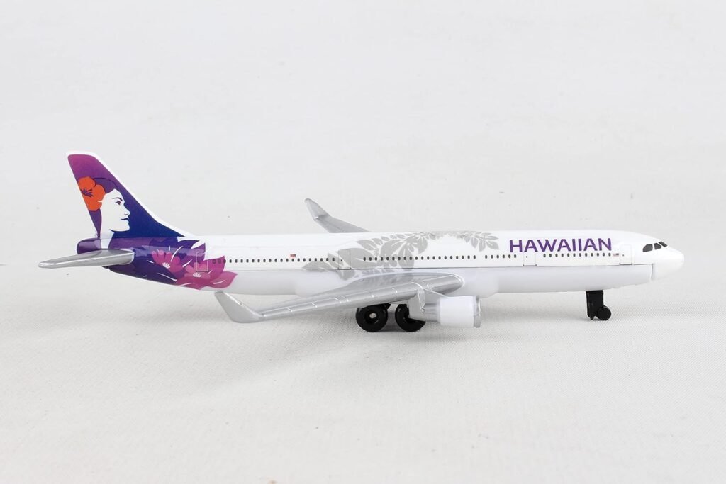 Daron Hawaiian Airlines Single Plane , White