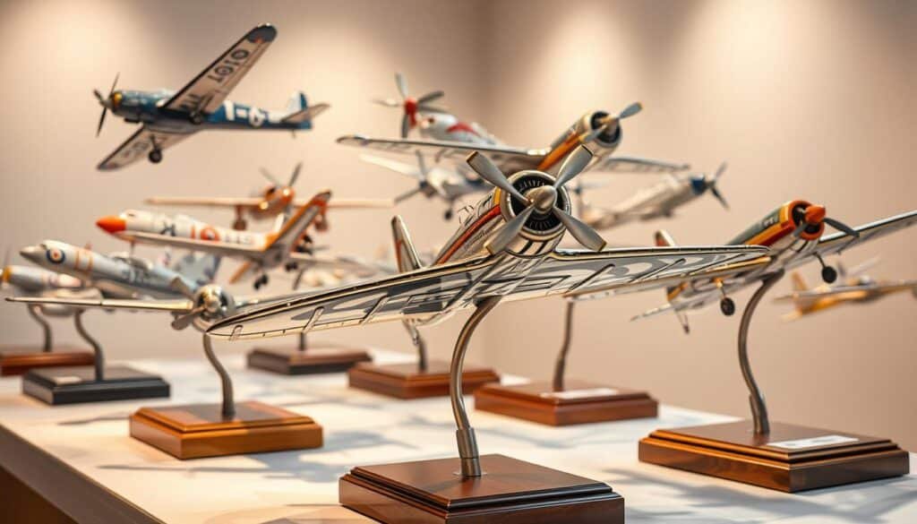 detailed airplane sculptures