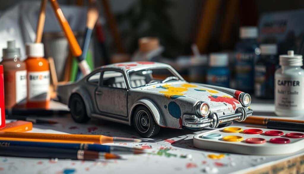 diecast car painting