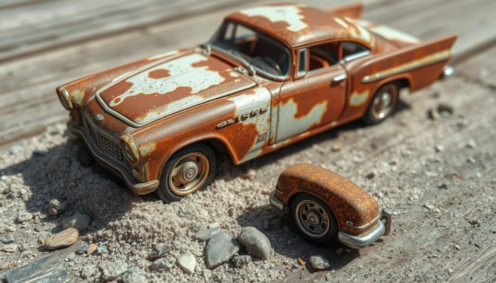 diecast car weathering