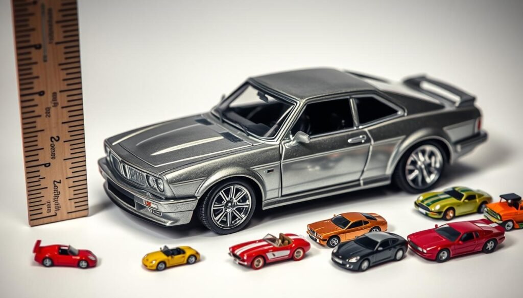 diecast model size