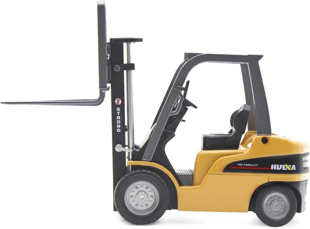 Dollox Die-cast Excavator Backhoe Front Loader Truck 1/50 Metal Engineering Vehicle Construction Tractor Model Collection Bulldozer Back Hoe Truck Decoration Toy Gift for Kids