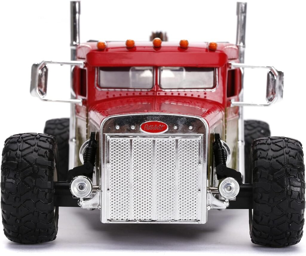 Fast  Furious Presents: Hobbs  Shaw Hobbs 1:24 Custom Peterbilt Truck Die-cast Car, Toys for Kids and Adults