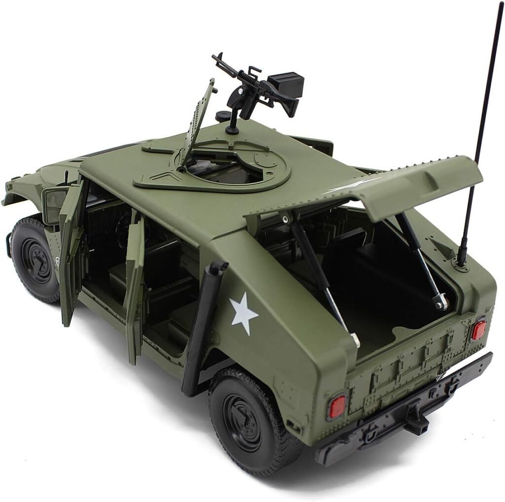 fisca 1/18 Scale Model Car Metal Diecast Military Armored Vehicle Battlefield Truck