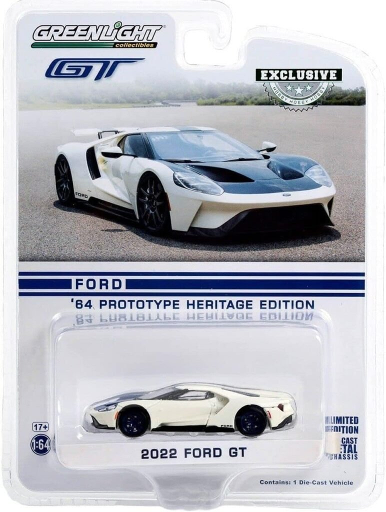 Greenlight 30344 2022 GT 1964 Prototype Heritage Edition - 64 Prototype Car #GT101 (Hobby Exclusive) 1:64 Scale