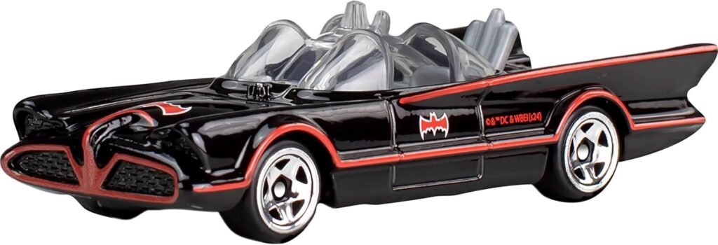 Hot Wheels 1:64 Scale Die-Cast Toy Cars, Set of 5 Batman 85th Anniversary Vehicles with 5 Different Batmobile Replicas in Commemorative Packaging