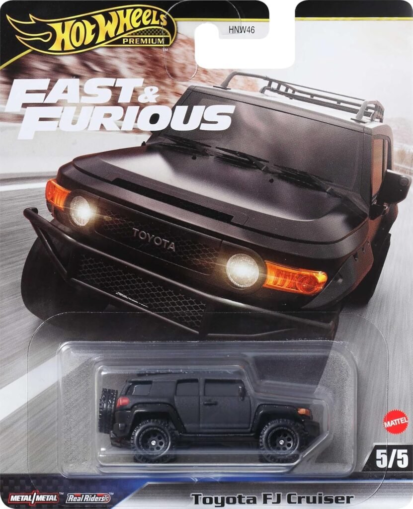 Hot Wheels Cars, Premium Fast  Furious 1:64 Scale Die-Cast Car for Collectors Inspired by Fast  Furious Movie Franchise