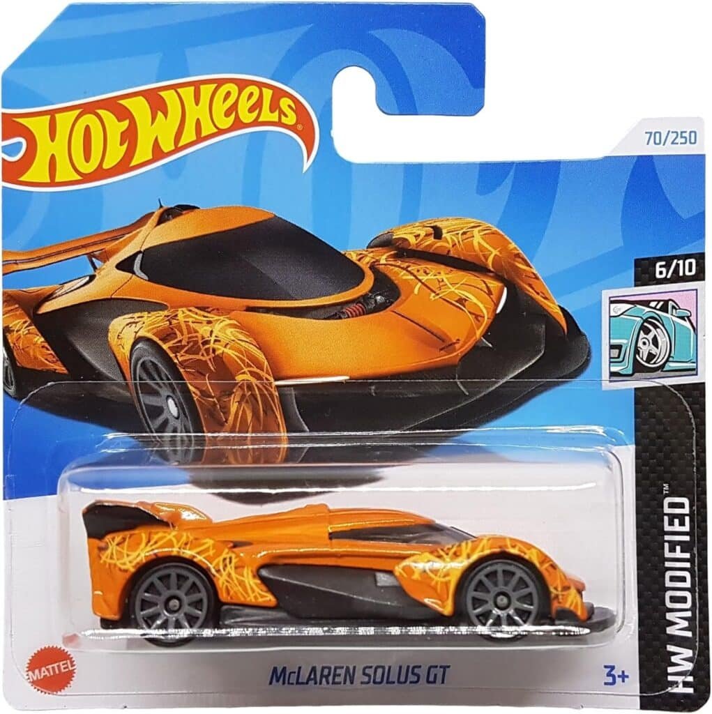 Hot Wheels McLaren Solus GT Orange HW Modified 1:64 Scale Die-Cast Car