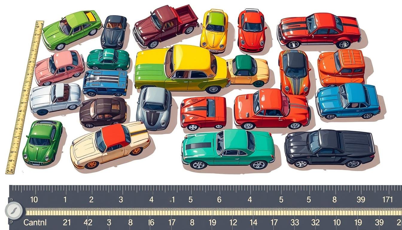how big are diecast cars