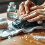 how do you clean diecast model cars