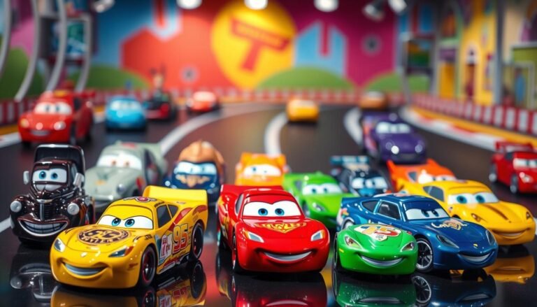 how many diecast disney cars are there