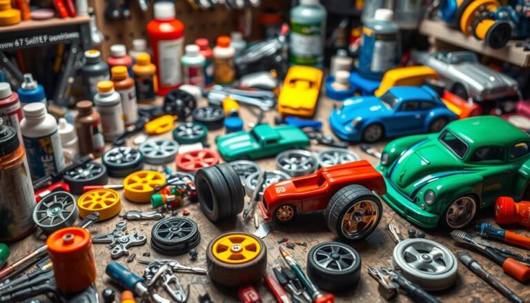 how to change wheels on diecast cars