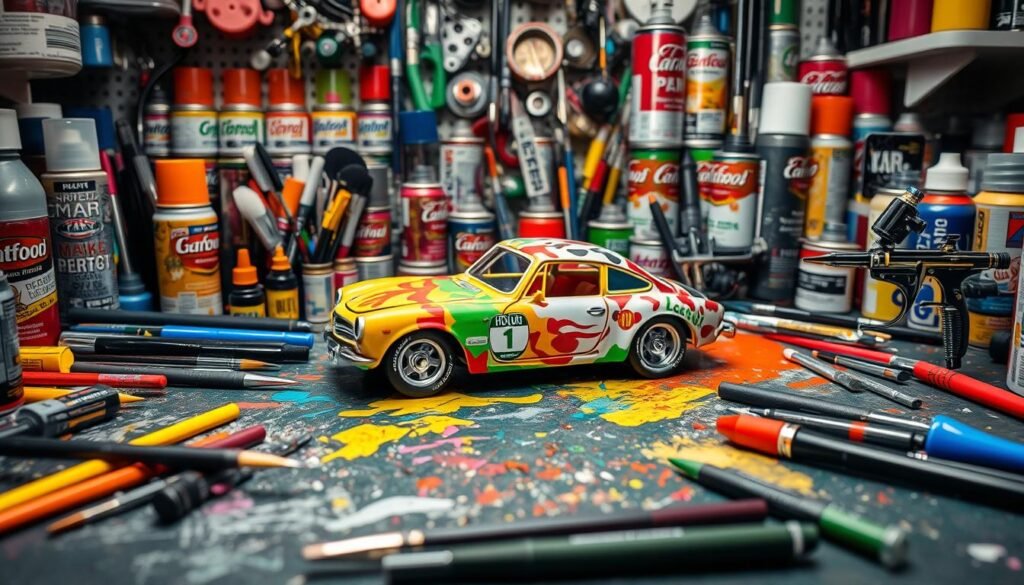 how to custom paint diecast cars