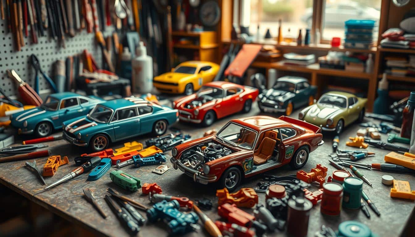 how to diecast cars