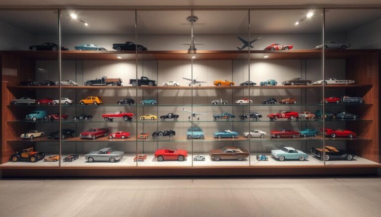 how to display diecast models