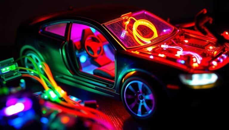 how to install led lights in diecast cars