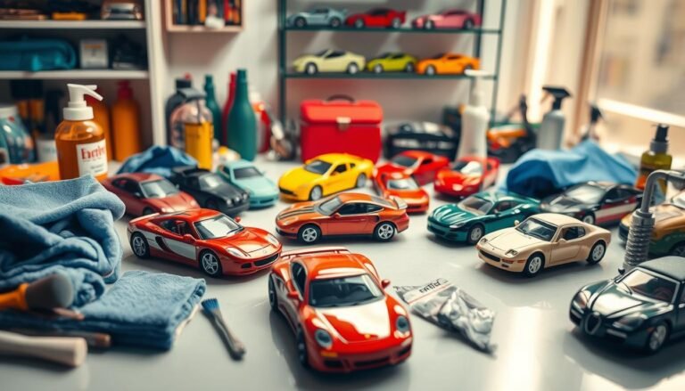 how to keep diecast cars clean and safe