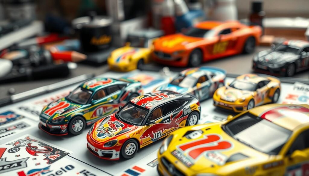 how to remove decals from diecast cars