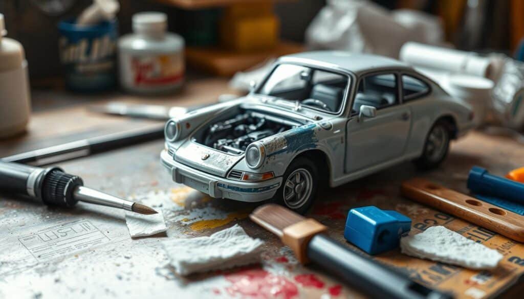 how to remove paint from diecast