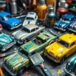 how to remove paint from diecast cars