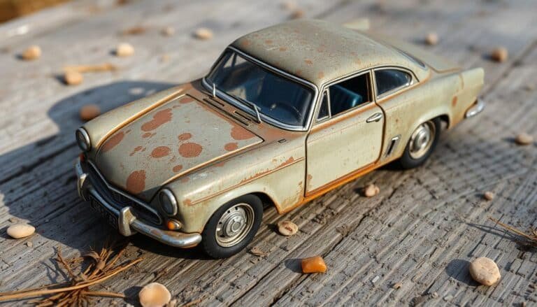 how to weather diecast cars