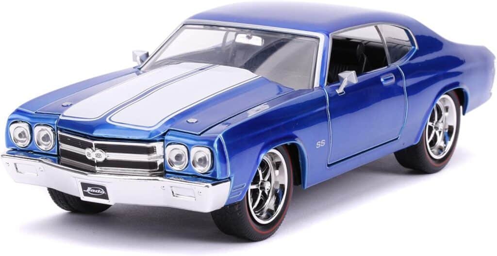 Jada Toys Big Time Muscle 1970 Chevy Chevelle SS Blue 1: 24 Diecast Vehicle