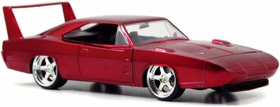 Jada Toys Fast  Furious Doms Dodge Charger Daytona DIE-CAST Car, 1: 24 Scale Red (97060)