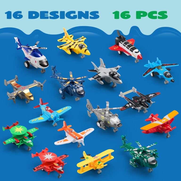 JOYIN 16 Pcs Pull Back Airplane Toys Review