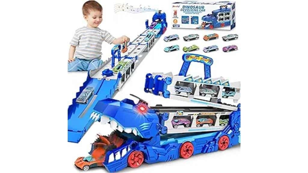 kids carrier truck playset