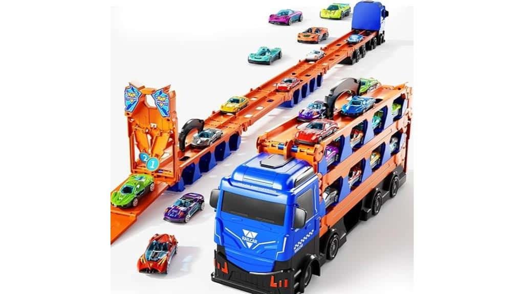 kids carrier truck racing