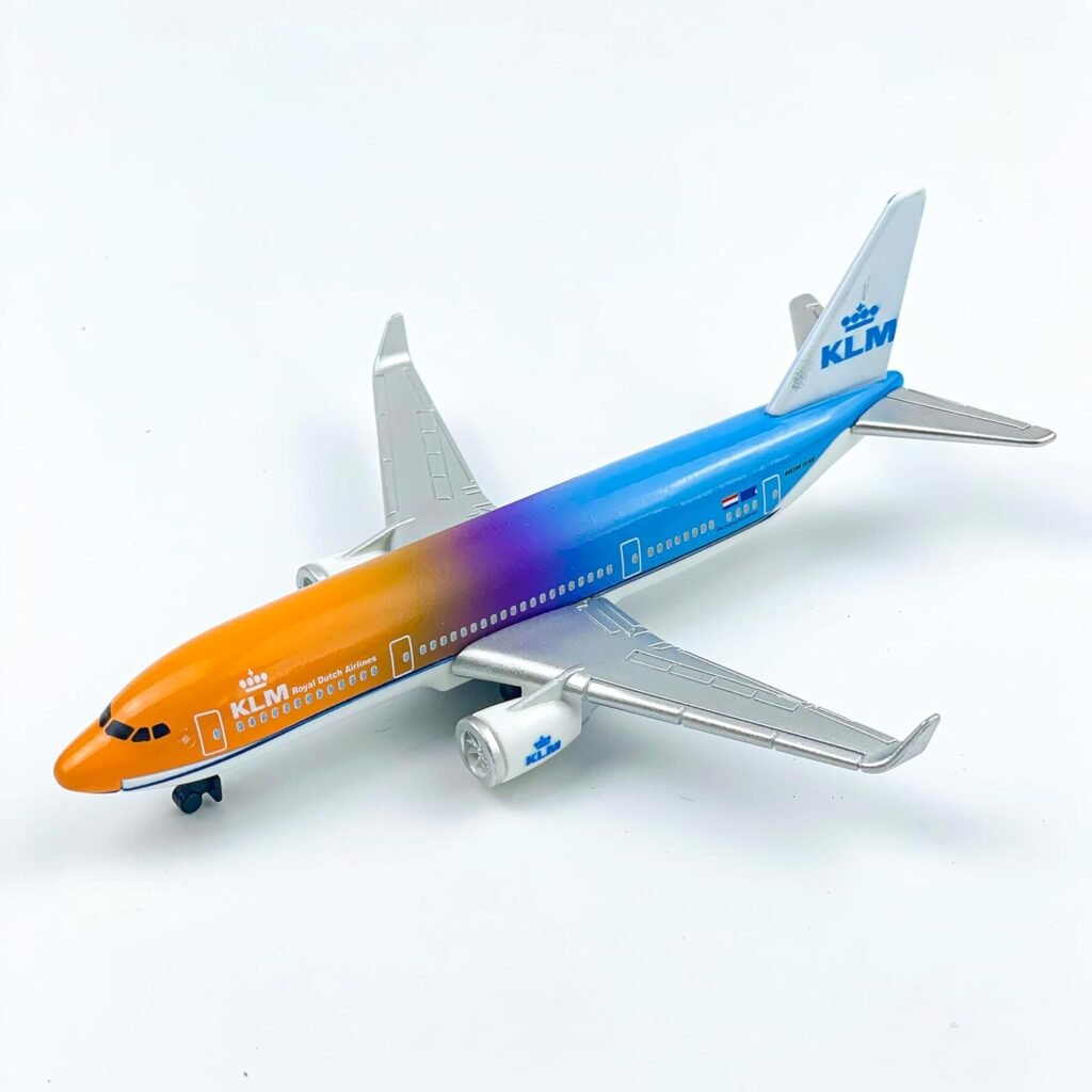 KLM Model Airplane, Multi-Color Livery Single Planes Die-cast Model Plane Aircraft Suitable for Collection  Christmas, Birthday Gifts