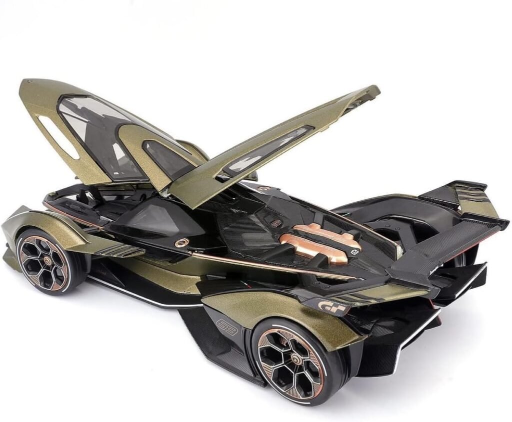 Lambo V12 Vision Gran Turismo Matt Green Metallic 118 Diecast Model Car by Maisto (31454grn)