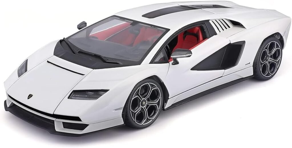Maisto M31459 Lamborghini Countach LPI 800-4 Super Car-1:18 Scale Cheong Die Cast, White