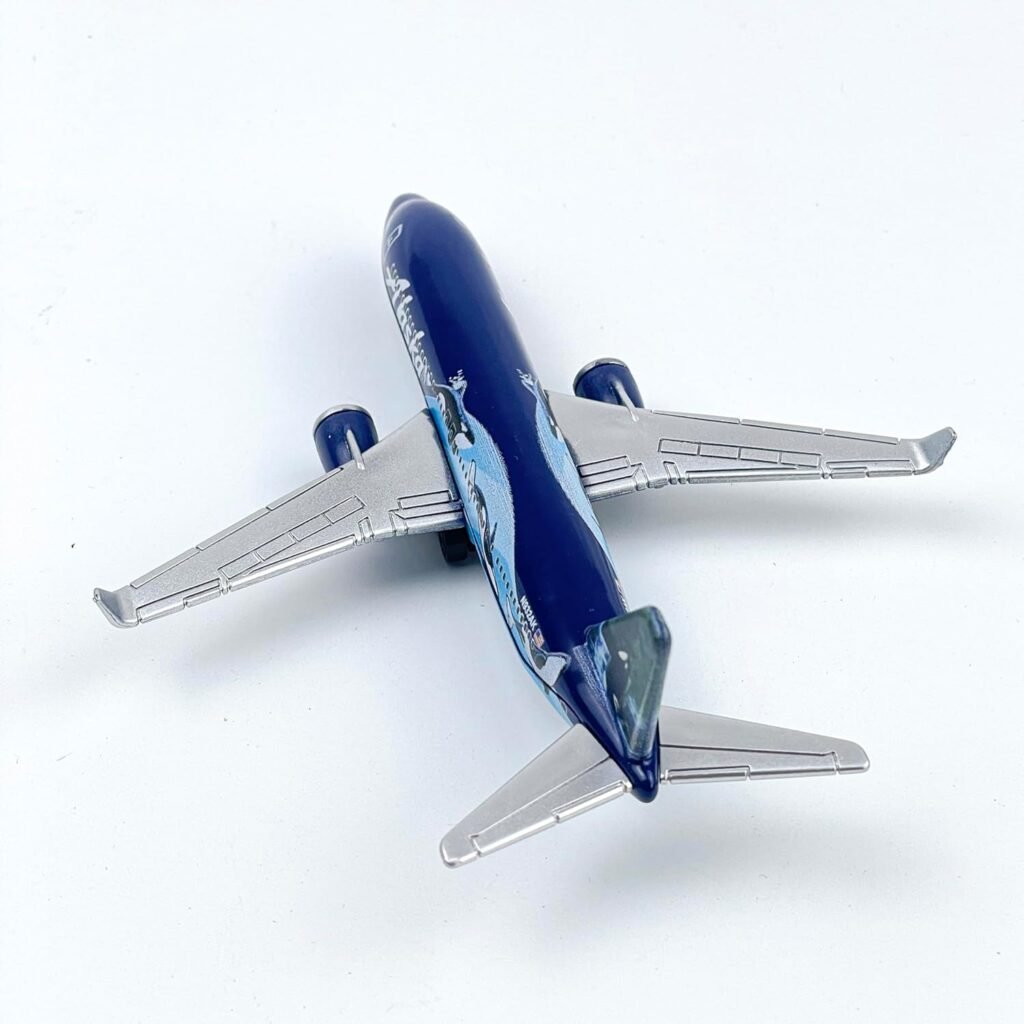 Model Airplane, Alaska West Coast Wonders Whales Planes Model Aircraft Suitable for Collection and Christmas, Birthday Gifts