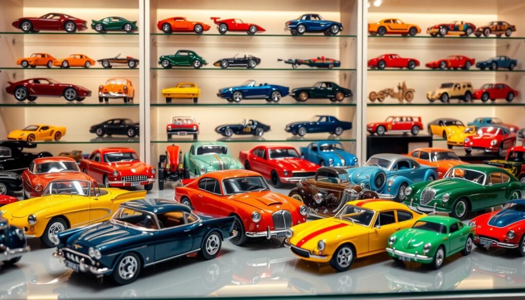 premium diecast brands display