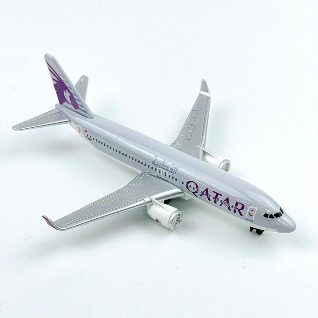 Qatar Model Airplane, Single Plane Die-cast Model Planes Aircraft Suitable for Collection  Christmas, Birthday Gifts