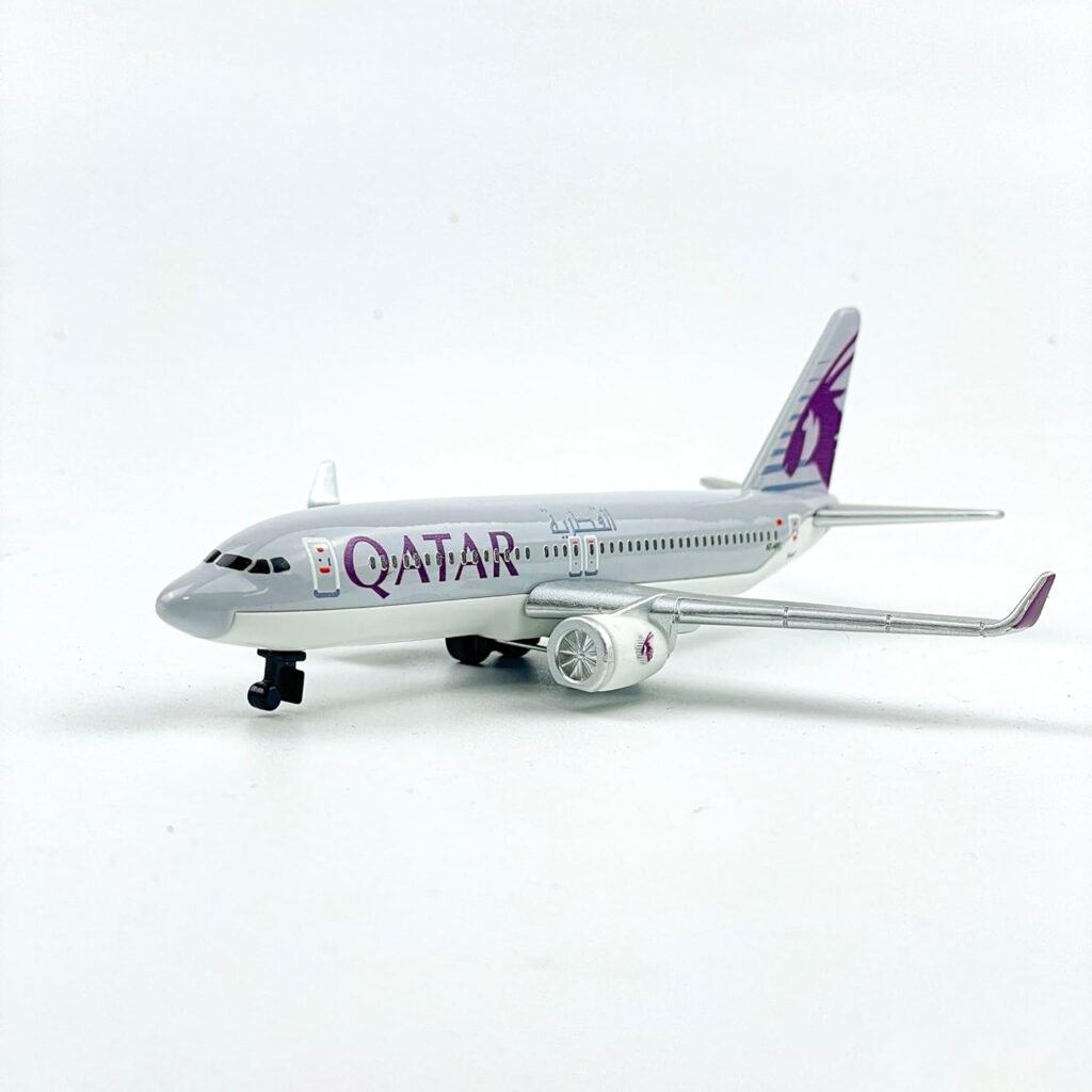 Qatar Model Airplane, Single Plane Die-cast Model Planes Aircraft Suitable for Collection  Christmas, Birthday Gifts