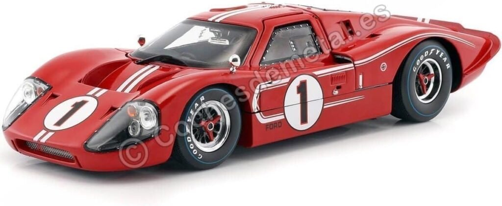 SC423 1967 Ford GT MK IV #1 Red LeMans Winner 24 Hours 1/18 Diecast Model Car