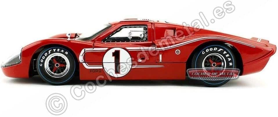 SC423 1967 Ford GT MK IV #1 Red LeMans Winner 24 Hours 1/18 Diecast Model Car
